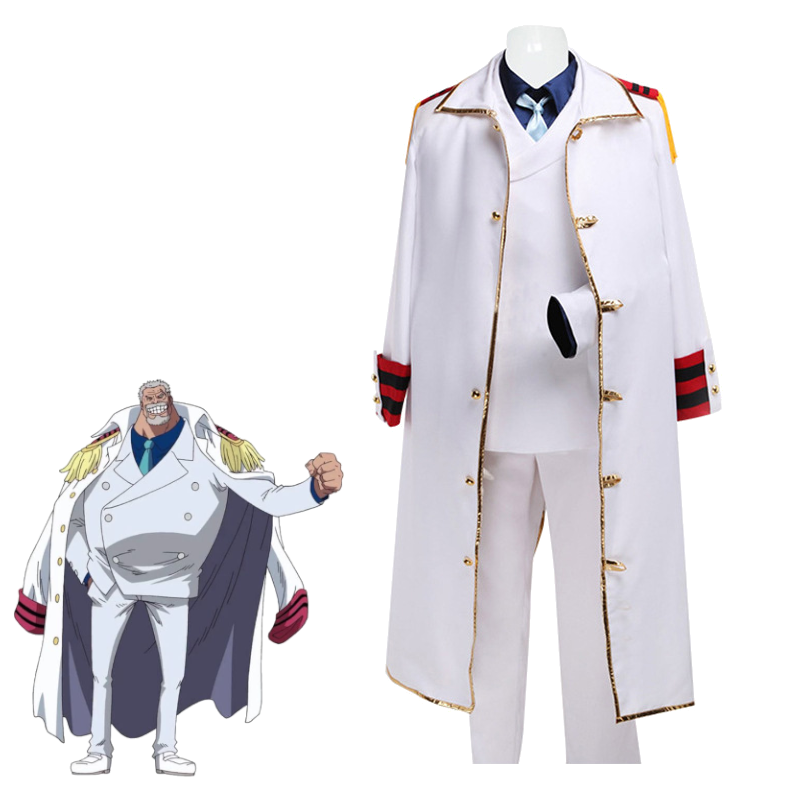 Anime Merchandise Brands - Monkey D Garp Cosplay Costume Marine