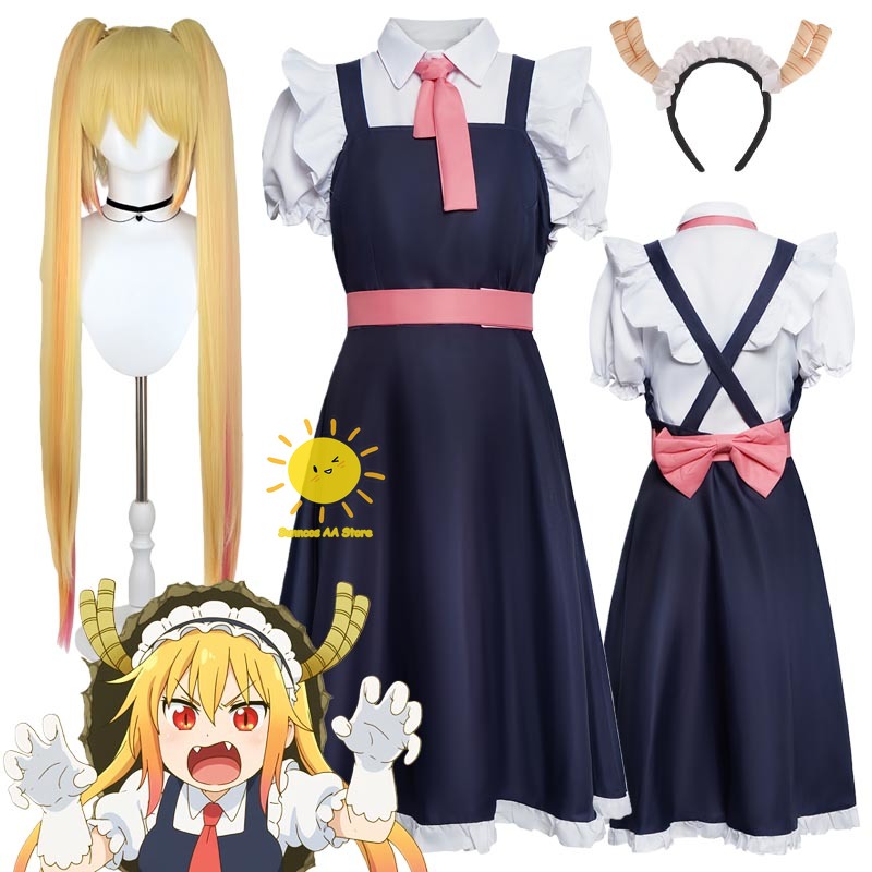 Anime Merchandise Brands - Anime Miss Kobayashi's Dragon Maid Cosplay