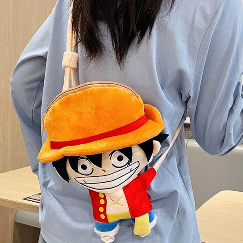 Anime One Piece Merchandise - New One Piece Plush Shoulder Bag