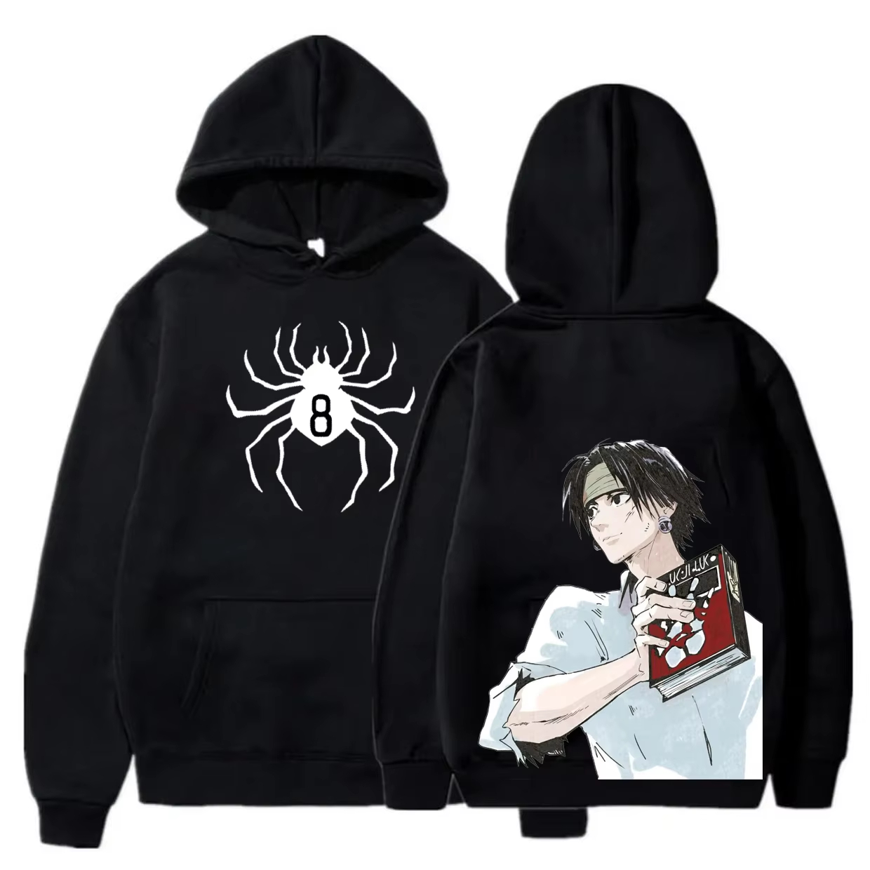 Anime Merch Hoodie - Hunter X Hunter Chrollo Lucilfer Graphic