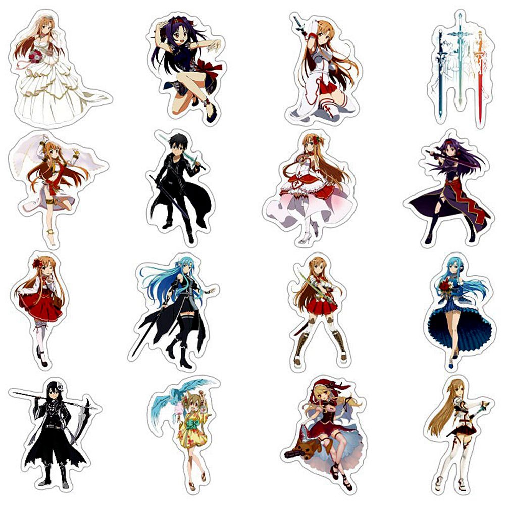 1 Pack Anime Sticker Sword Art - Sticker Sheet Set review and price