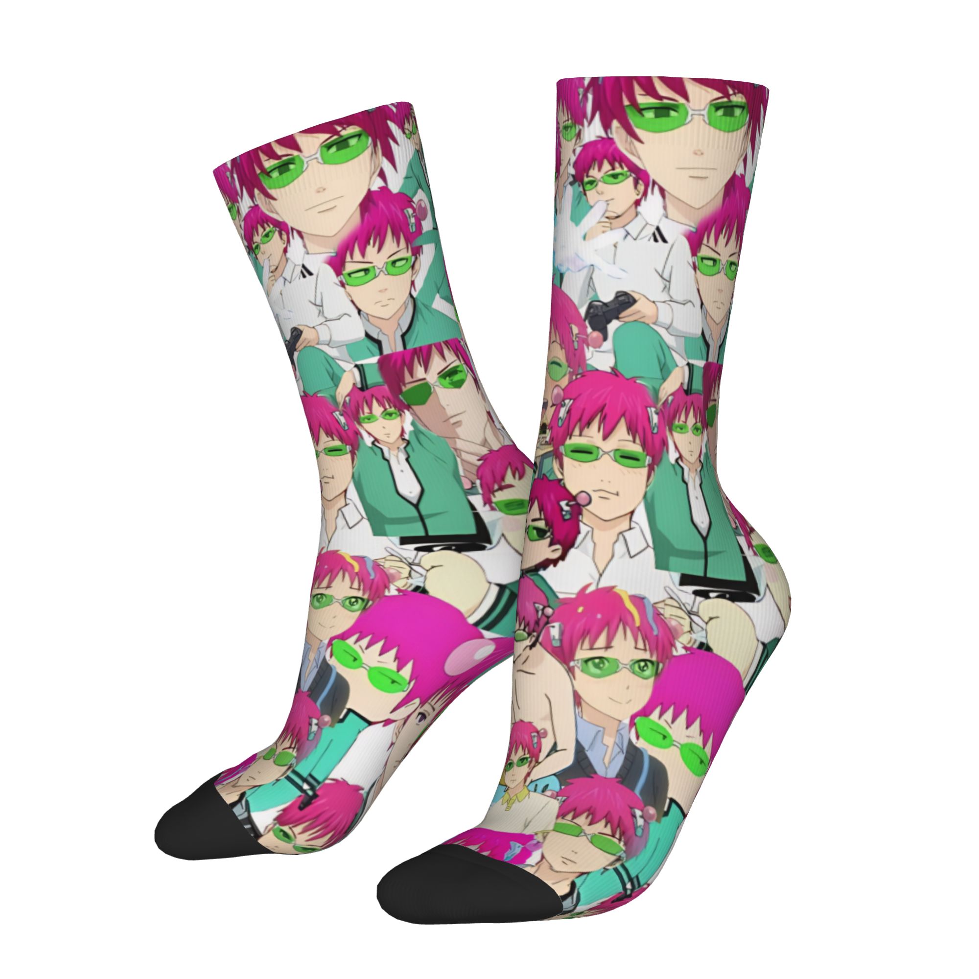 Novelty Women Men Socks Saiki  - Anime Merchandise For Men review and price