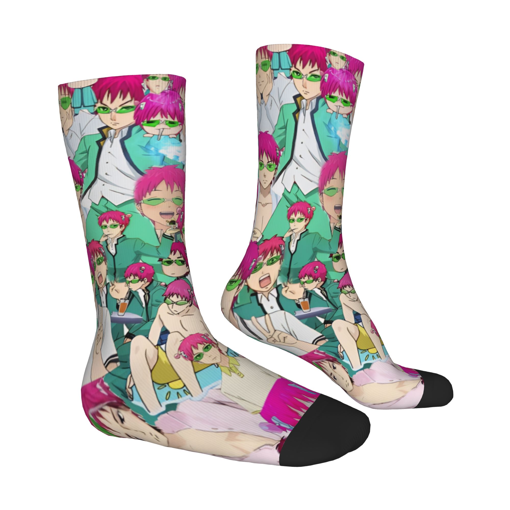 Novelty Women Men Socks Saiki  - Anime Merchandise For Men review and price