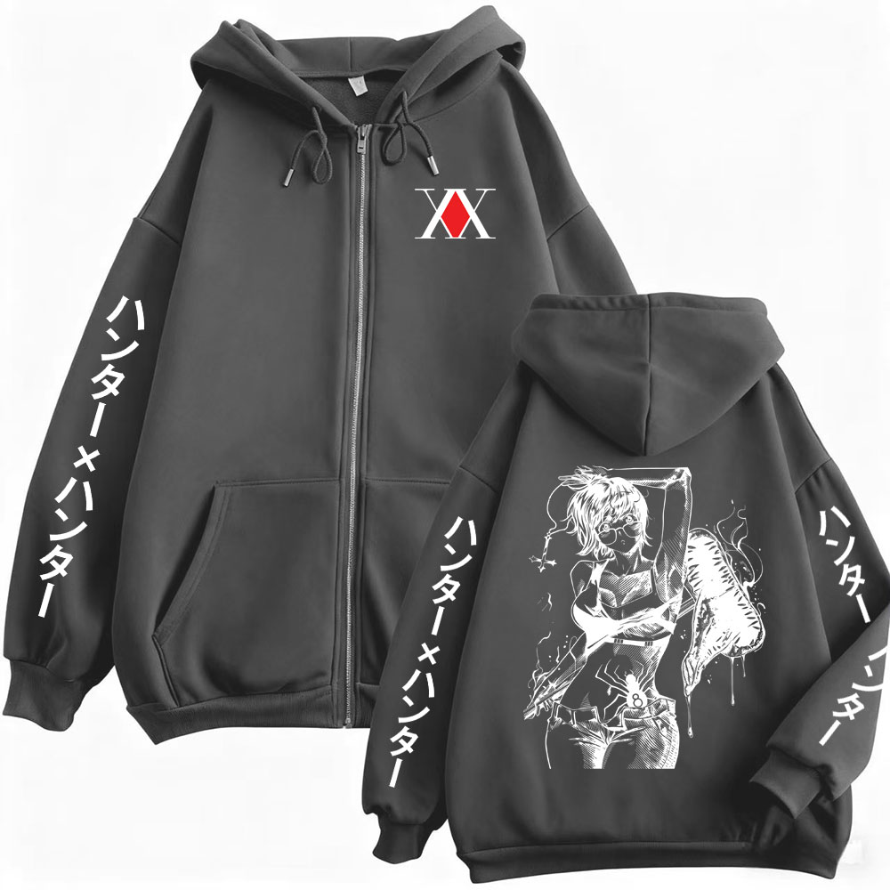 Anime Hunter X Hunter Zipper H - Anime Merch Hoodie review and price