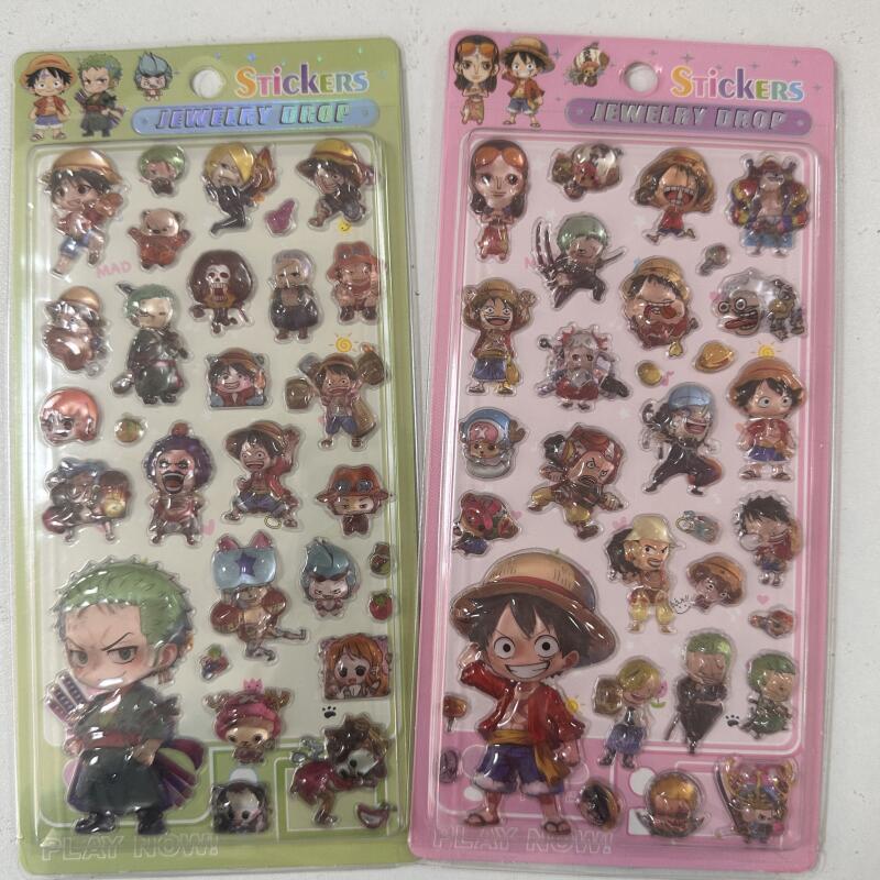 Cartoon 3D Relief Stickers Ani - Anime One Piece Merchandise review and price
