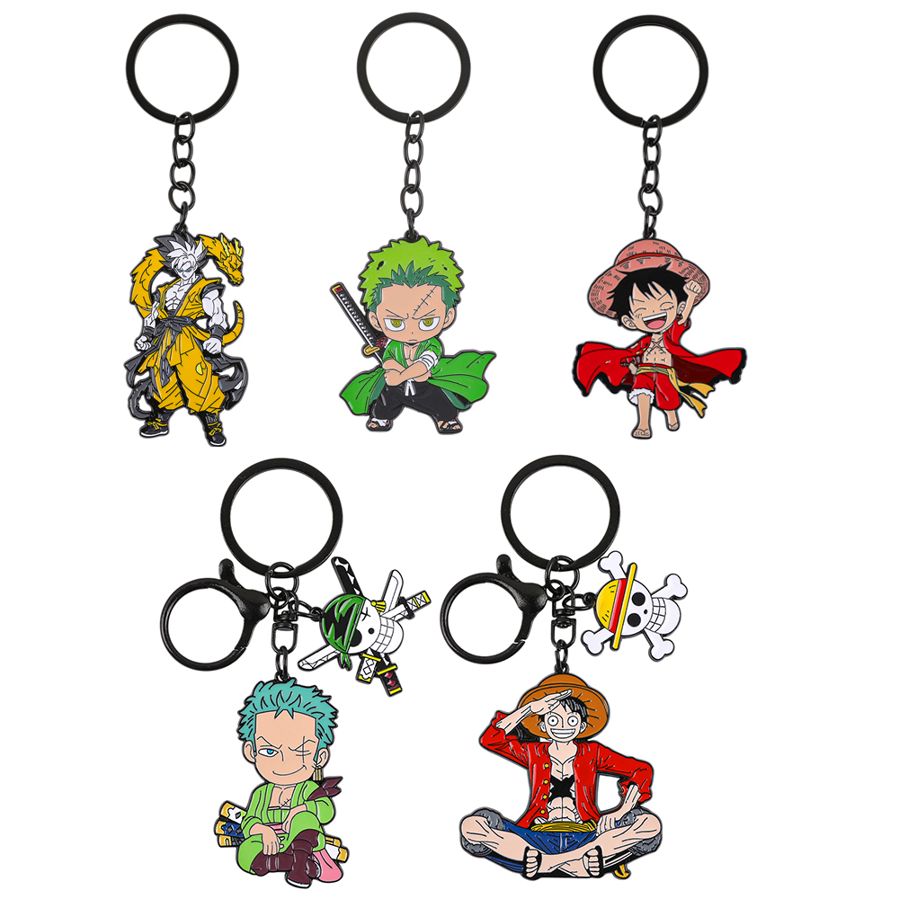 One Piece Anime Keychain Set - - Anime One Piece Merchandise review and price