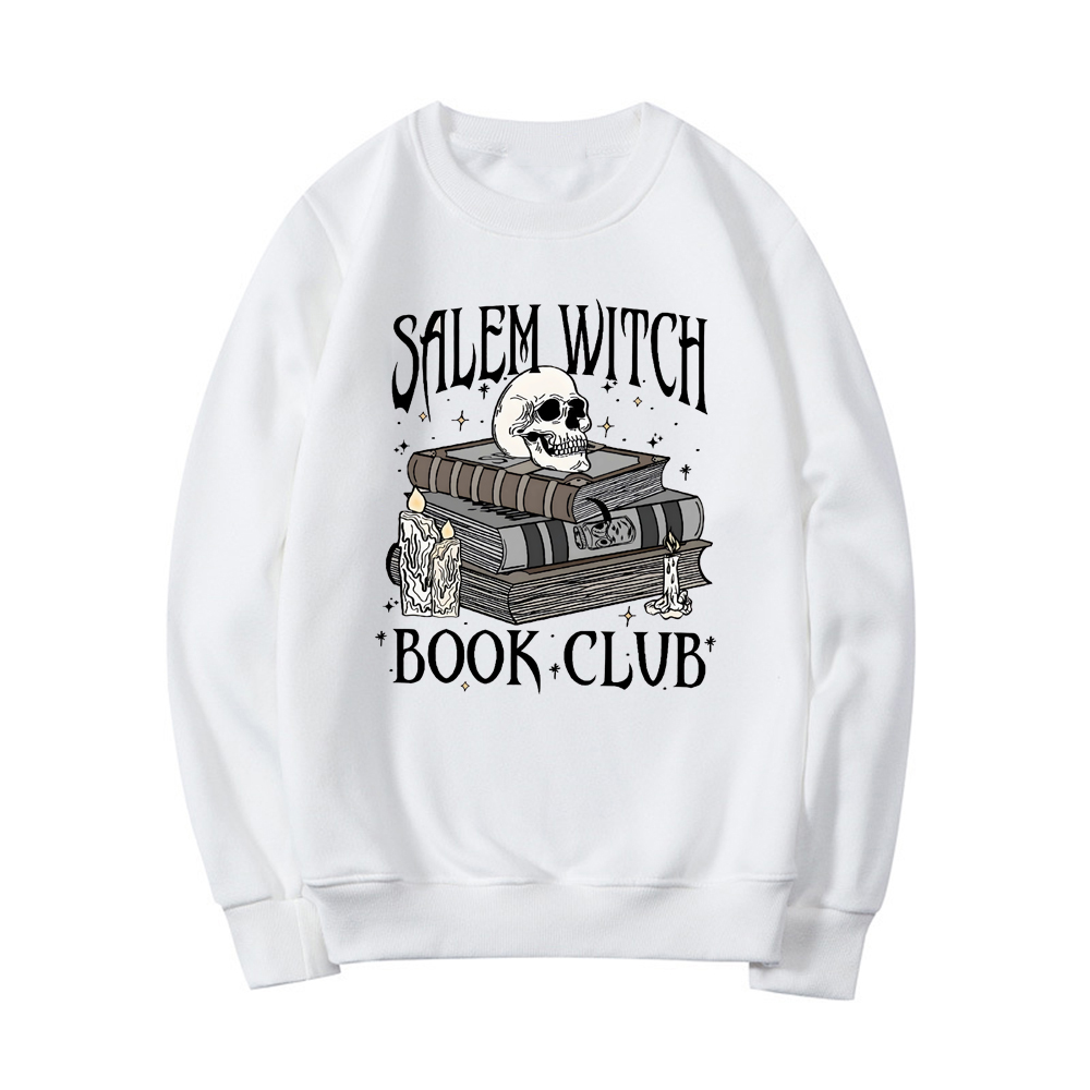 Salem Witch Book Club Sweatshi - Anime Merch Hoodie review and price