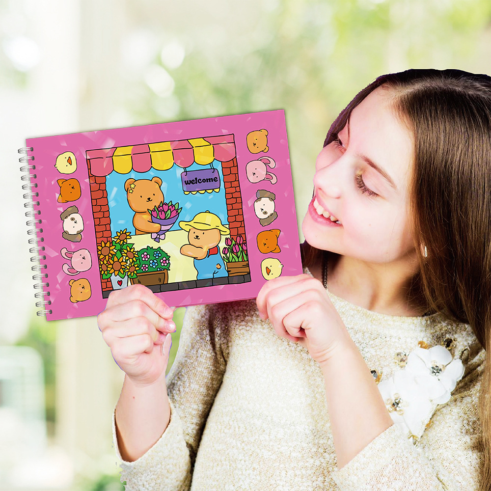Adorable Bear Coloring Book Se - Sticker Sheet Set review and price
