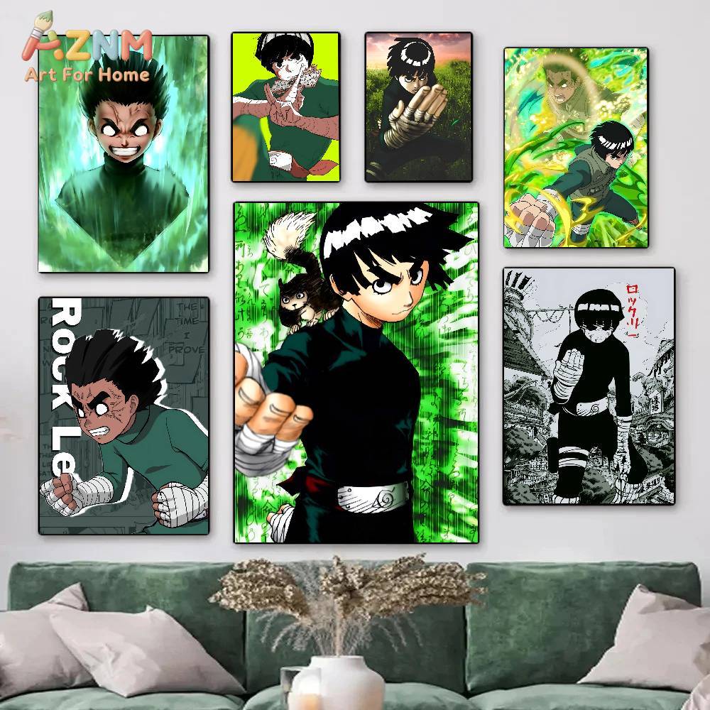AZNM Naruto Rock Lee The Taiju - Anime Merchandise Posters review and price