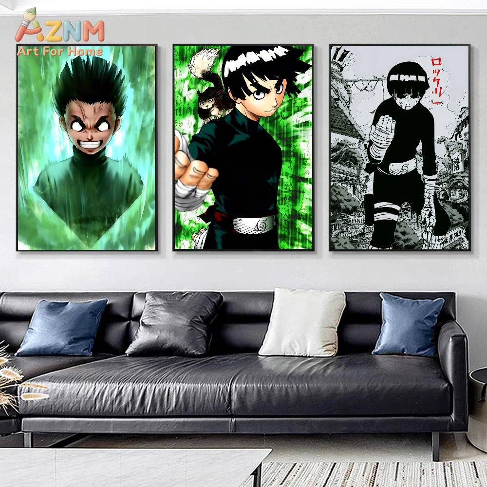 AZNM Naruto Rock Lee The Taiju - Anime Merchandise Posters review and price