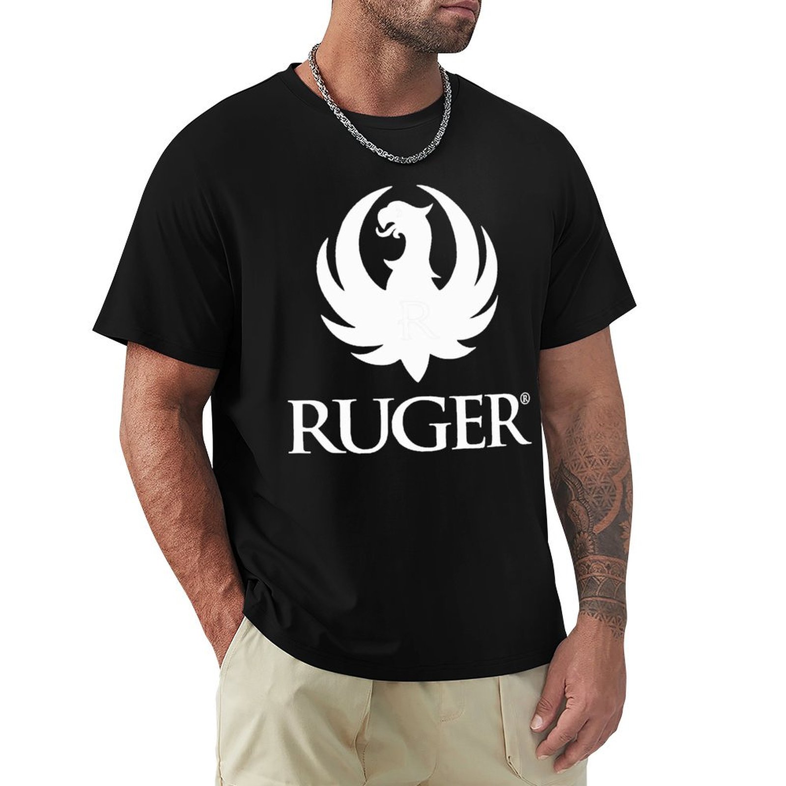 R.uger Logo Merchandise T-Shir - Anime Merchandise For Men review and price