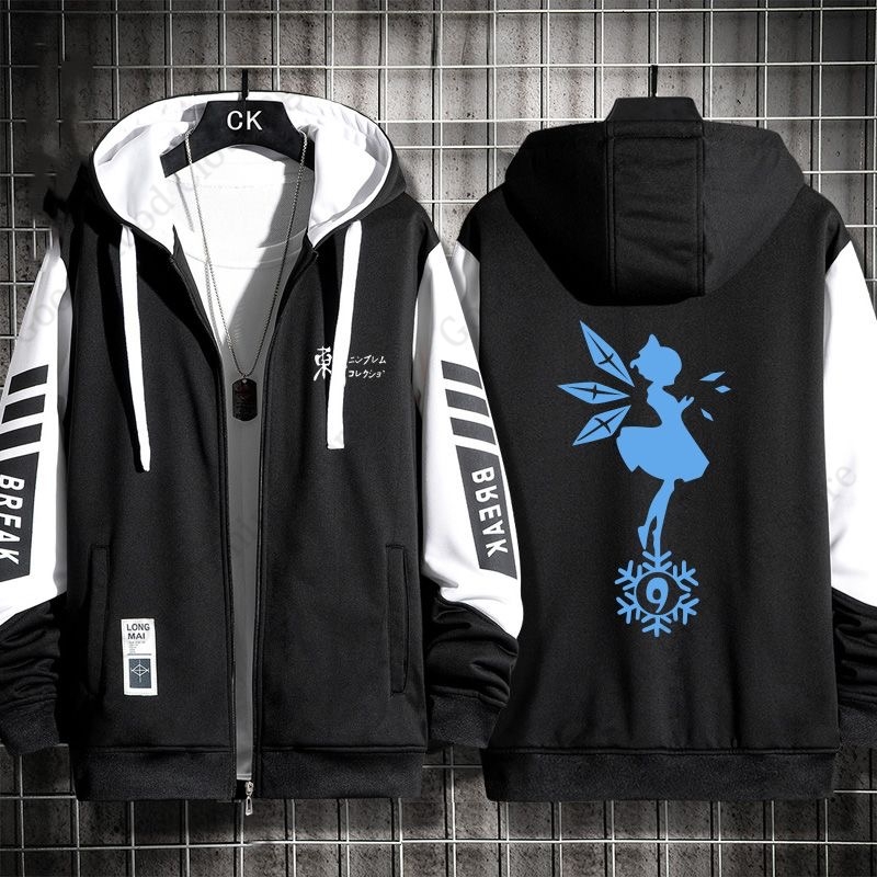 Touhou Project Zipper Hoodie C - Anime Merch Hoodie review and price