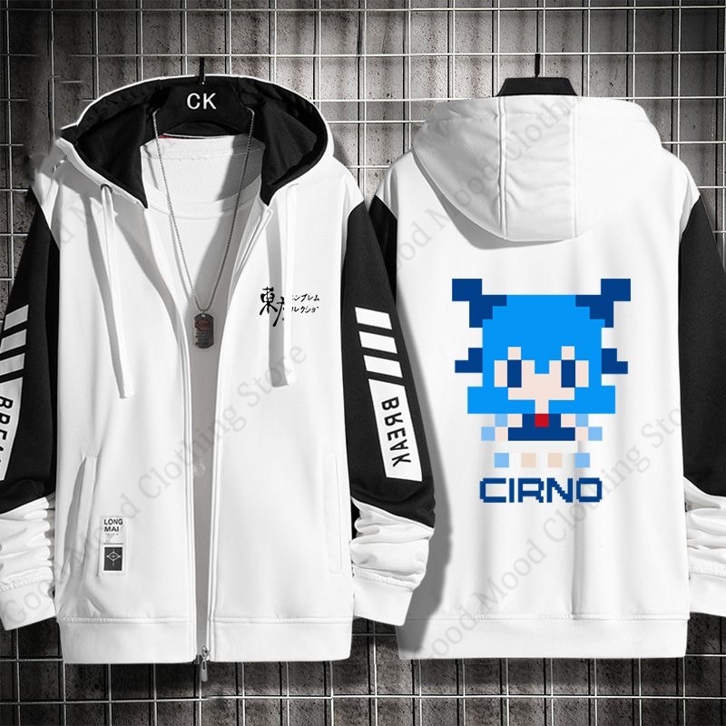 Touhou Project Zipper Hoodie C - Anime Merch Hoodie review and price