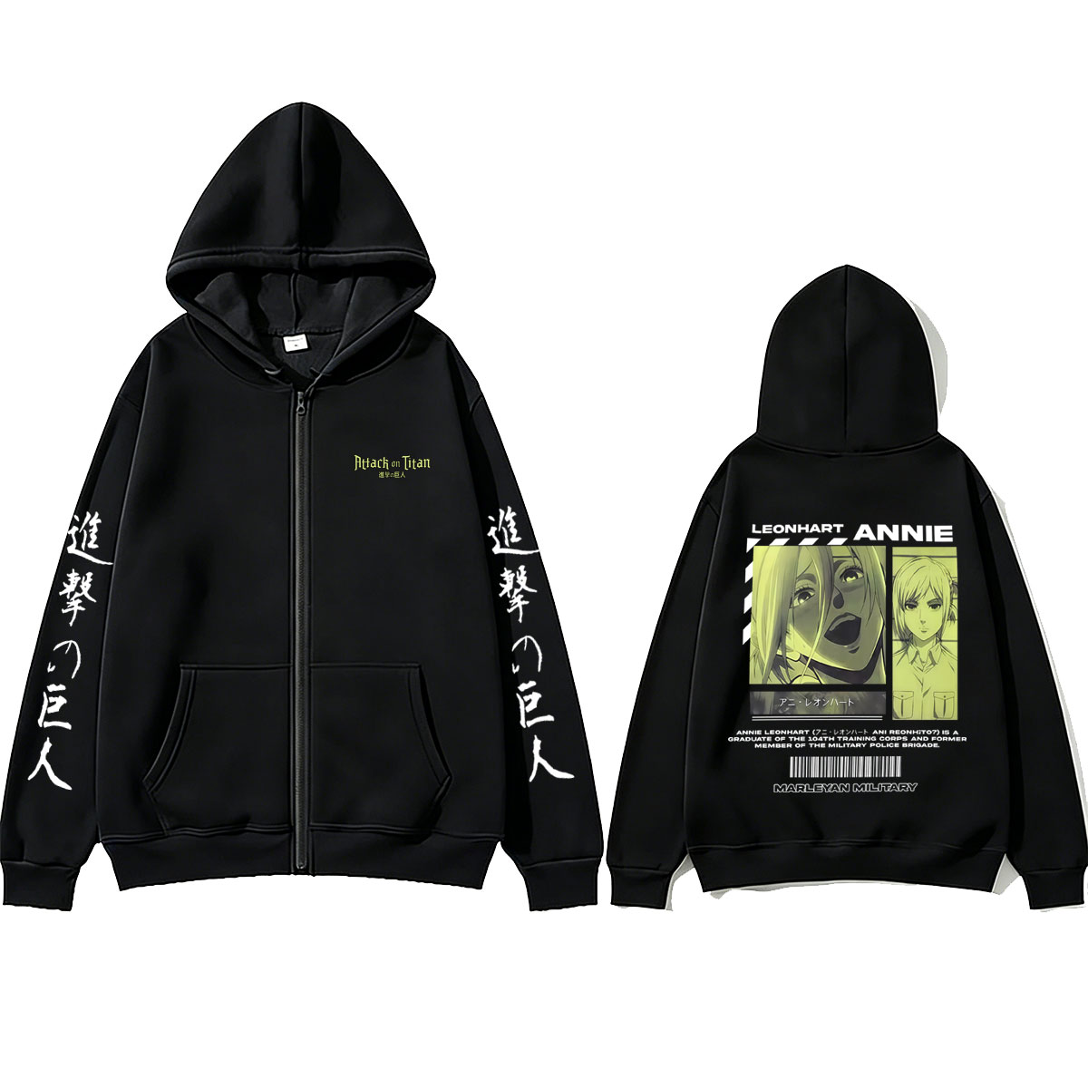 Anime Attack on Titan Annie Le - Anime Merch Hoodie review and price