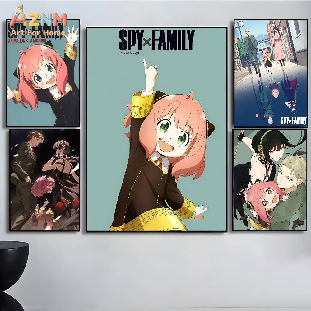 AZNM Spy x Family Anime Canvas - Anime Merchandise Posters review and price