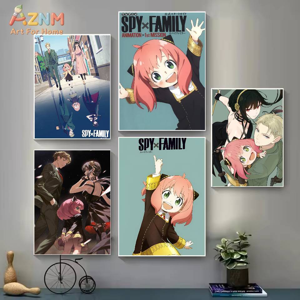 AZNM Spy x Family Anime Canvas - Anime Merchandise Posters review and price