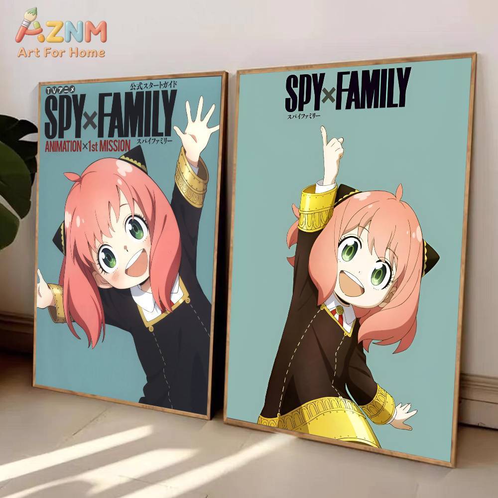 AZNM Spy x Family Anime Canvas - Anime Merchandise Posters review and price