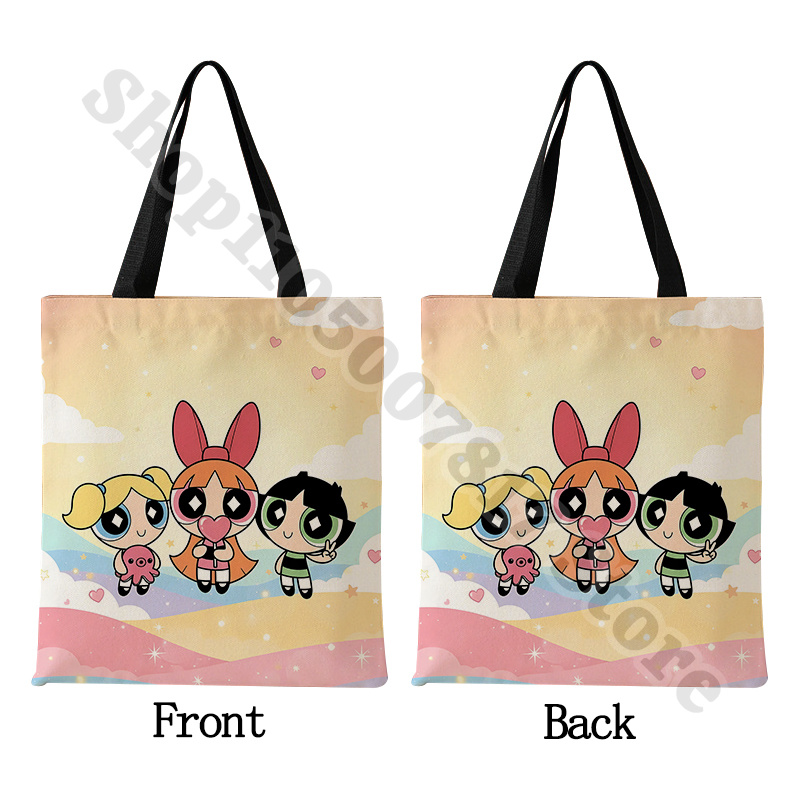 Kawaii The Powerpuffs Girls An - Anime Merchandise Bag review and price