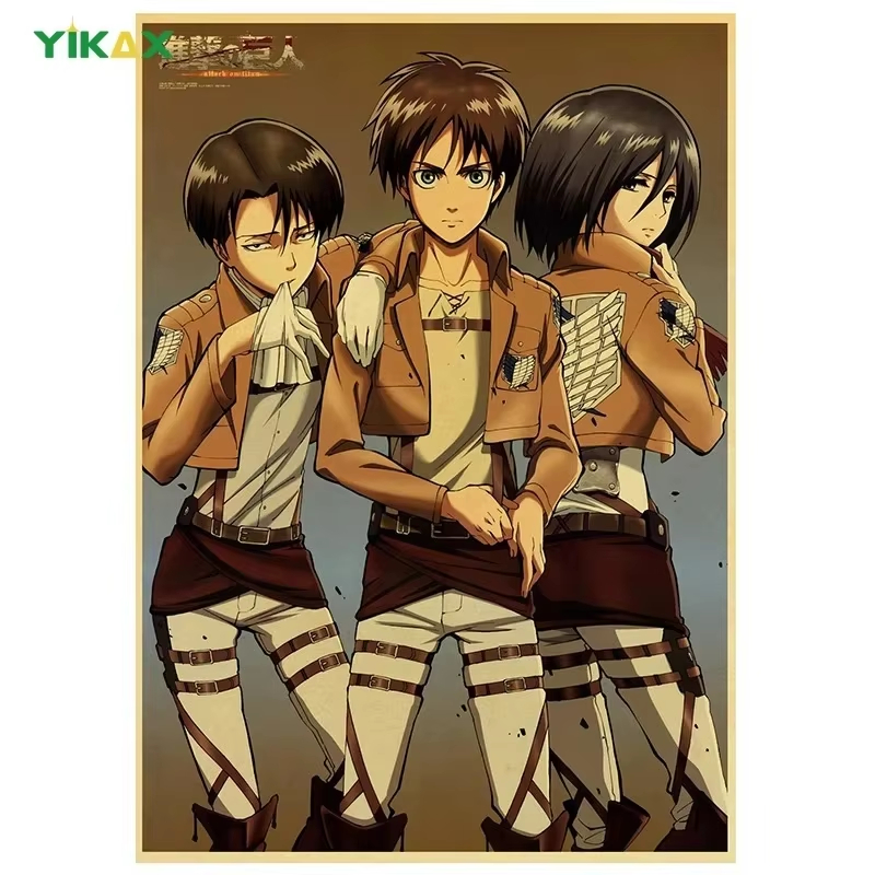 JOJO Retro Kraft Paper Anime J - Anime Merchandise Posters review and price