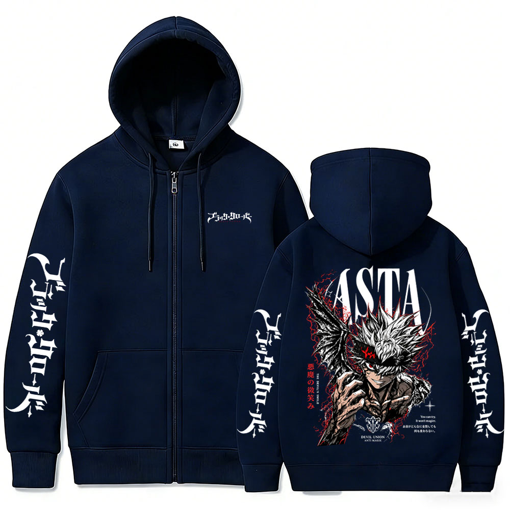 Anime Black Clover Asta Merch  - Anime Merch Hoodie review and price